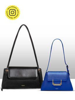 THESTO - The Athena Strip Medium Shoulder Bag (Set Of 2)