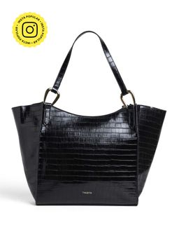 THESTO - Black Maven Extra Large Shoulder Bag Fit with 15.6 Inch Laptop
