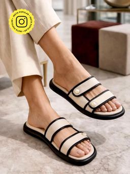 Toprico - White Strappy Sandals