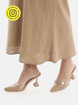 Zori World - AMOR BEIGE - HEART TOED HEELS