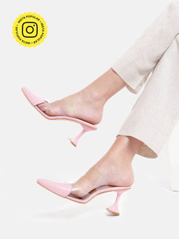 Zori World - AMOR - PINK HEART TOED HEELS