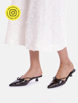 Zori World - ESPRESSO - BROWN BOW HEELS