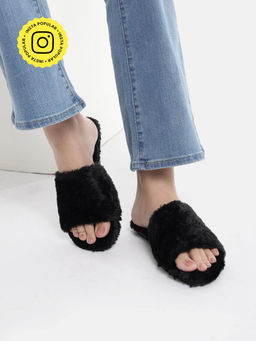 Zori World - Women Black Flats