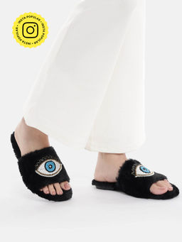 Zori World - Women Black Flats