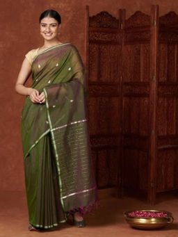 Fabindia - Cotton Silk Woven Chanderi Sari