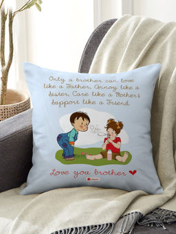Indigifts - I Have A Sister Like You Cushion - Rakhi Gift for Sister (12x12 inches)