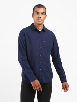 Levi's - Men Navy Blue Regular Shirt