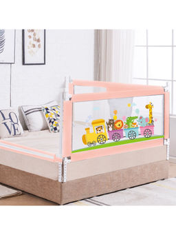 R for Rabbit - Pink Printed Blended Fabric Bed Rail