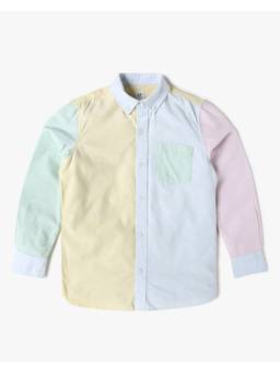 GAP - Kids Colorblock Button Down Collar Shirt