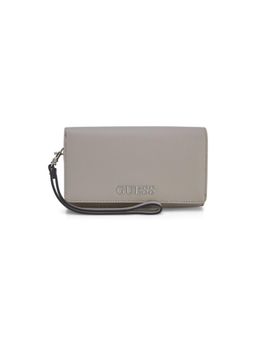 Guess - Taupe Solid Abbas Phone Organizer Wallet