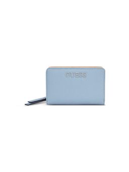 Guess - Moonstone Blue Solid Abbas French Wallet