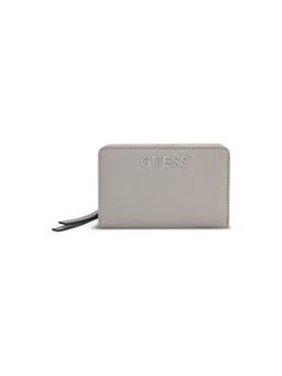 Guess - Taupe Solid Abbas French Wallet
