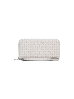 Guess - Blush Monogram Abbas Zip Around Wallet