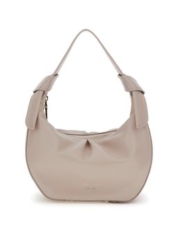 Guess - Almond Milk Solid Jolie Half Moon Hobo Handbag