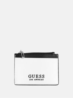 Guess - Women White Solid Card Holder