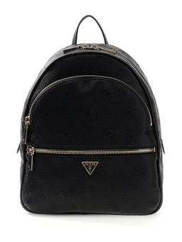 Guess - Black Textured PU Manhattan Backpack