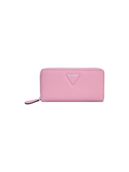 Guess - Mauve Solid Viviette Zip Around Wallet