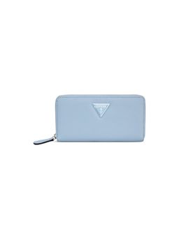 Guess - Moonstone Blue Solid Viviette Zip Around Wallet