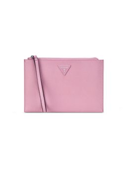 Guess - Mauve Solid Viviette Wristlet Card Case