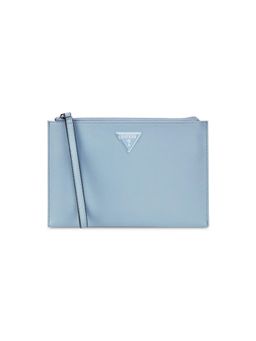Guess - Moonstone Blue Solid Viviette Wristlet Card Case