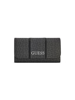 Guess - Charcoal Monogram Radleigh Slim Clutch