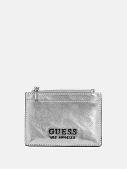 Guess - Women Silver Metallic Card Holder