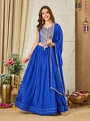 Blue color option, Currently selected