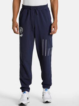 Puma - Mcfc Ftblculture Cargo Men Blue Trackpants