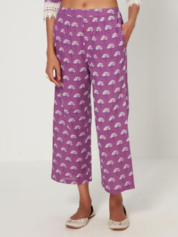 Ancestry - Lotus Print Straight Pant