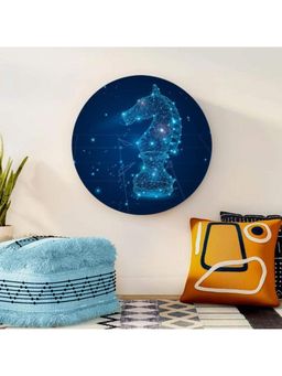 The Artment - Digital Chess Game Canvas (matte Finish)- Blue