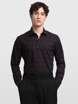 Arrow - Men's Graph Checked Manhattan Slim Fit Shirt