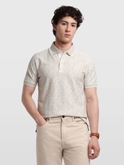 Arrow - Men's Floral Printed Regular Fit Polo T-Shirt