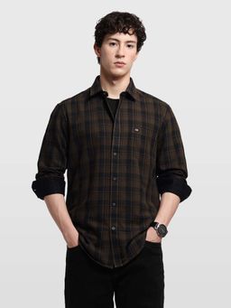 Arrow Sports - Men's Plaid Checked Oxford Shirt
