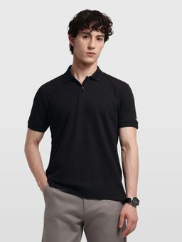 Arrow Sports - Men's Solid Regular Fit Polo T-Shirt