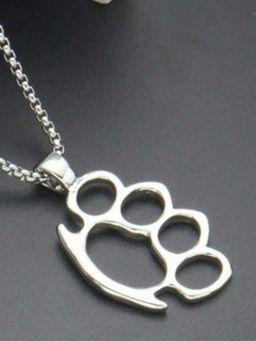 Fabula - Silver Strong Grip Pendant Chain For Men
