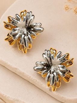 Fabula - Dual Tone Stud Earrings