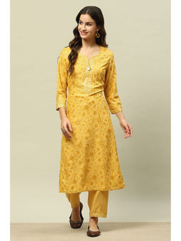 Rangriti - Wine Viscose Shantoon Straight Embroidered Kurta with Palazzo and Dupatta (Set of 2)