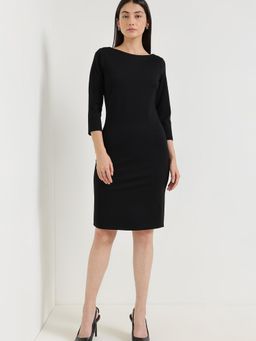 FableStreet - Bodycon Dress - Black