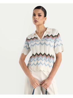 RAREISM - Womens Nuplo-R Light Blue Cotton Top