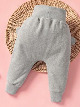 Hopscotch - Boys Grey Animal Print Joggers