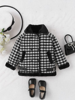 Hopscotch - Checkered Bomber Jacket