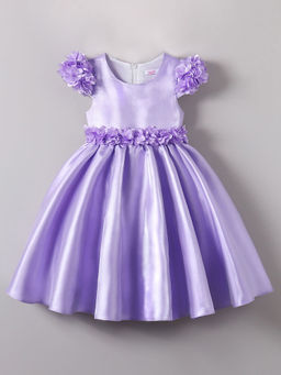 Hopscotch - Floral Applique Party Dress