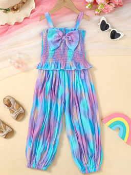 Hopscotch - 2-Piece Tie & Dye Blouse And Joggers