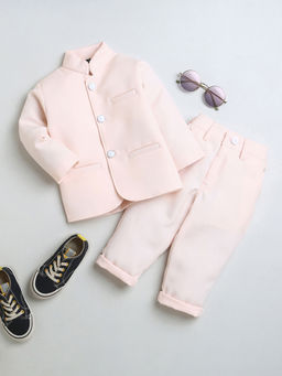 Hopscotch - 2-Piece Solid Blazer And Pants