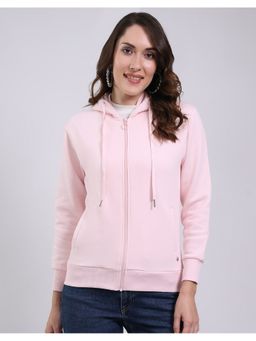 Monte Carlo - Pink Hooded Neck Full Sleeve Hoodie