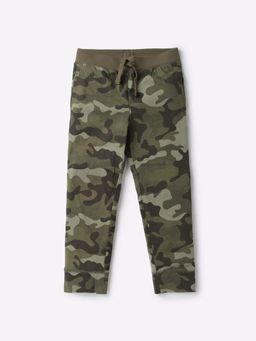 GAP - Boys' Mid-Rise Relaxed Fit Camouflage Track Pants