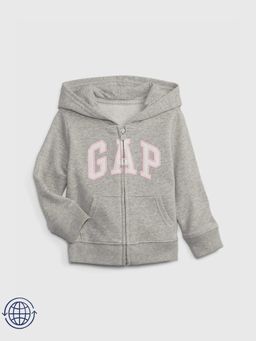 GAP - Girls' Applique Logo Relaxed Fit Hoodie