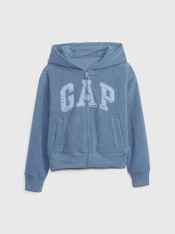 GAP - Girls' Applique Logo Hoodie Sweatshirt
