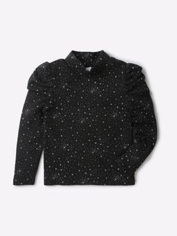 GAP - Girls' Puff Sleeve Star Printed Top