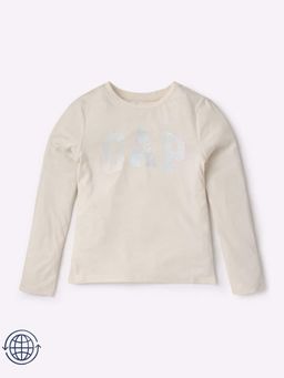 GAP - Girls' Foil Logo Crew Neck T-Shirt